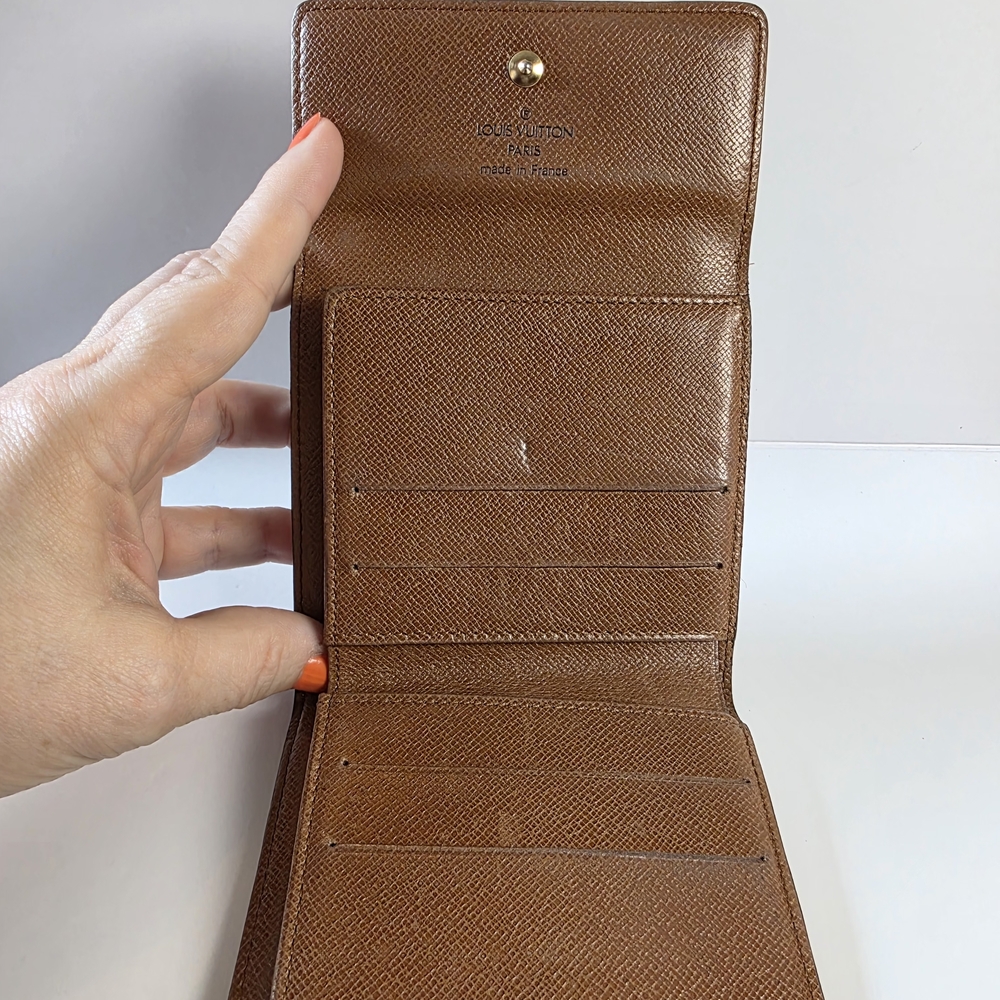 Authentic Louis Vuitton Monogram Compact Elise Wallet — Full Inclusion - Picture 7 of 11